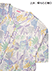 GUNZE(グンゼ)婦人半袖・7分丈パンツパジャマ 寝るテコ ボタニカル柄 綿100%の詳細写真Ｂ