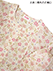 GUNZE(グンゼ)婦人7分袖・長パンツパジャマ 花柄 ナチュラル楊柳 綿100%の詳細写真Ｂ