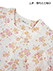 Bonheur(ボヌール)婦人長袖・長パンツパジャマ 綿100% 花柄 天竺の詳細写真Ｂ