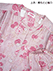 GUNZE(グンゼ)婦人長袖・長パンツパジャマ 日本製 高島ちぢみ 花柄 綿100%の詳細写真Ｂ