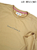 GUNZE(グンゼ)コムシコムサ 婦人長袖・長パンツパジャマ 胸元にロゴ ミニ裏毛の詳細写真Ｂ
