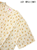 GUNZE(グンゼ)COOLMAGIC 婦人半袖・長パンツパジャマ 綿100%吸汗速乾 花ストライプの詳細写真Ｂ
