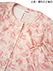 GUNZE(グンゼ)婦人長袖・長パンツパジャマ 大きめボタン 京都捺染の詳細写真Ｂ