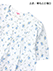 GUNZE(グンゼ)天然素材 綿100% 婦人半袖・長パンツパジャマ ドット&小花柄の詳細写真Ｂ