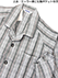 GUNZE(グンゼ)紳士長袖・長パンツパジャマ 大きめボタン チェックの詳細写真Ｂ