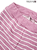 Suzulabo 大人ナチュラル 婦人７分丈ワイドパンツ 夏の薄手パイル調 杢調ボーダーの詳細写真Ｃ