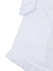 白和装 婦人カッポー Ｌ寸丸衿 85cm丈 裾ヒダ付きの詳細写真Ｃ