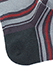 グンゼ BODYWILD 紳士ソックス 3D MADE SOCKS ボーダー柄の詳細写真Ｃ