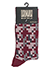グンゼ BODYWILD 紳士ソックス 3D MADE SOCKS 幾何学柄の詳細写真Ｄ