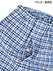 GUNZE(グンゼ)COOLMAGIC 紳士半袖・長パンツパジャマ ひんやり肌ざわり チェック柄の詳細写真Ｄ