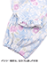 GUNZE(グンゼ)婦人長袖・長パンツパジャマ 京都捺染 日本製 袖口絞り バラの詳細写真Ｄ