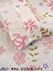 GUNZE(グンゼ)婦人7分袖・長パンツパジャマ 花柄 ナチュラル楊柳 綿100%の詳細写真Ｄ
