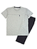 GUNZE(グンゼ)コムシコムサ 紳士半袖・7分丈パンツパジャマ 胸元ステッチのカラーサンプル写真