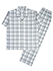 GUNZE(グンゼ)紳士半袖・長パンツパジャマ 日本製 高島ちぢみ 綿100% チェック柄のカラーサンプル写真