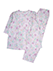 GUNZE(グンゼ)クールマジック 婦人7分袖・長パンツパジャマ 綿100% 花柄のカラーサンプル写真