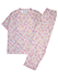 GUNZE(グンゼ)婦人半袖・長パンツパジャマ 日本製 花柄 綿100% 楊柳のカラーサンプル写真