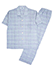 GUNZE(グンゼ)紳士半袖・長パンツパジャマ 綿100% チェック柄 ナチュラルクレープのカラーサンプル写真