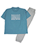 GUNZE(グンゼ)BODYWILD(ボディワイルド)紳士半袖・長パンツパジャマ 胸元ロゴのカラーサンプル写真