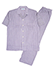 GUNZE(グンゼ)紳士半袖・長パンツパジャマ さわやか涼感 ストライプ柄のカラーサンプル写真