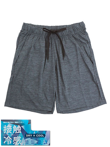 接触冷感 紳士ハーフパンツ DRY×COOL 前とじタイプ