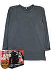 STRETCH&WARM INNER 紳士長袖丸首シャツ 保温裏起毛 無地 保温・速乾・伸縮の詳細画面へ