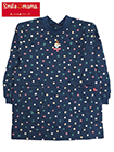Smile mama(スマイルママ) 婦人キルト裏フリース割烹着 水玉柄 背ボタンの詳細画面へ