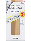 グンゼ SABRINA(サブリナ)婦人ひざ下丈ストッキング 丈夫で美しい 3足組の詳細画面へ
