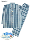 GUNZE(グンゼ)クールマジック 紳士長袖・長パンツパジャマ ひんやり肌ざわり 綿100%の詳細画面へ