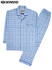 ROWAND(ロワンド)紳士長袖・長パンツパジャマ 日本製 綿100% スムースの詳細画面へ