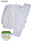 GUNZE(グンゼ)婦人長袖・長パンツパジャマ さわやか気分 デオドラントW 花柄の詳細画面へ