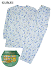 GUNZE(グンゼ)婦人長袖・長パンツパジャマ 部屋干し対応 制菌加工 綿100%天竺の詳細画面へ