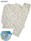 グンゼ 婦人長袖・長パンツパジャマ 綿100%ミニ空羽 優れた通気性で快適の詳細画面へ