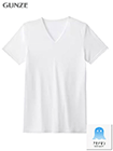 GUNZE(グンゼ)クールマジック アセドロン 紳士VネックTシャツ 鹿の子素材の詳細画面へ