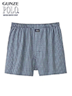 GUNZE(グンゼ)POLO(ポロ)紳士トランクス(前あき) チェック柄の詳細画面へ