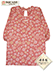 SQUARE 婦人かっぽう着 和柄楓の花 日本製の詳細写真Ａ