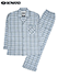 ROWAND(ロワンド)紳士長袖・長パンツパジャマ 日本製 綿100% スムースの詳細写真Ａ
