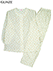 GUNZE(グンゼ)婦人長袖・長パンツパジャマ 小花柄 ナチュラル楊柳 綿100%の詳細写真Ａ