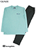GUNZE(グンゼ)コムシコムサ 婦人長袖・長パンツパジャマ 胸元にロゴ ミニ裏毛の詳細写真