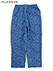 婦人サッカー長丈パンツ 和柄プリント柄 日本製の詳細写真Ｂ