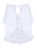 白和装 婦人カッポー Ｍ寸丸衿 80cm丈・85cm丈 裾ヒダ付きの詳細写真Ｂ