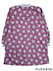 Big mama(ビッグママ) 婦人裏起毛ニット前開きスモック(キッチンコート) 水玉柄の詳細写真Ｂ