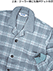 GUNZE(グンゼ)紳士長袖・長パンツパジャマ 極暖 裏起毛 チェック柄の詳細写真Ｂ