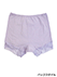 Creos(クレオス)風花(Fuka)婦人デザインショーツ 1分丈 綿混 シルクプロテイン加工の詳細写真Ｂ