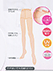 GUNZE(グンゼ)Leg Beauty らくしてキレイ 婦人パンティストッキング 3足組の詳細写真Ｄ